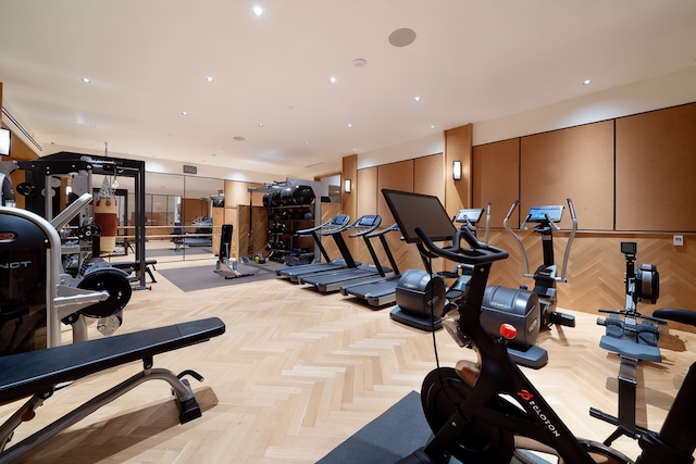 275 W 10th St Unit 5A, New York City, NY 10014 - gym featuring carpet