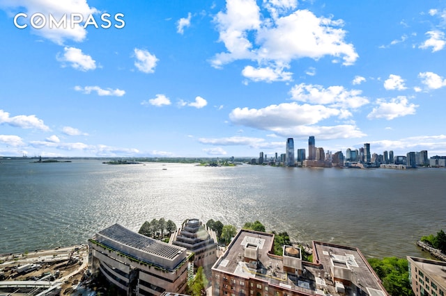 30 W St Unit 25G, New York City, NY 10004 - water view with city skyline