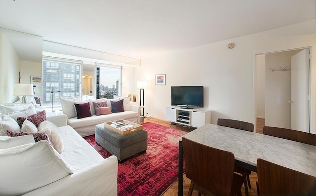 150 W 56th St Unit 3104, New York City, NY 10019 - view of living room