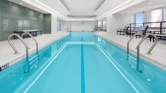 150 W 56th St Unit 3104, New York City, NY 10019 - view of indoor community pool