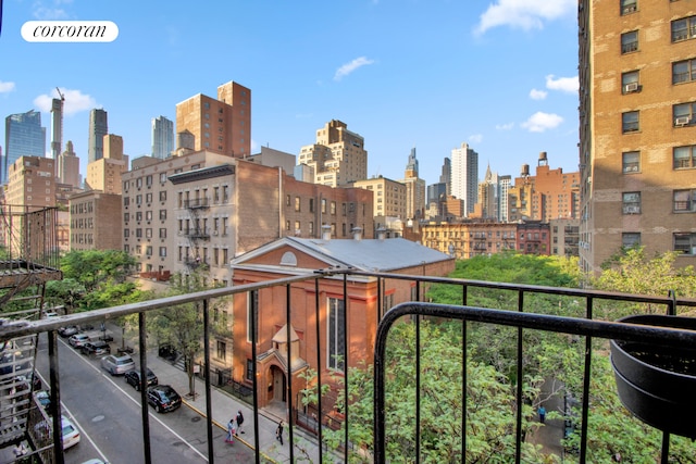 226 E 27th St Unit 5C, New York City, NY 10016 - balcony featuring a view of skyline