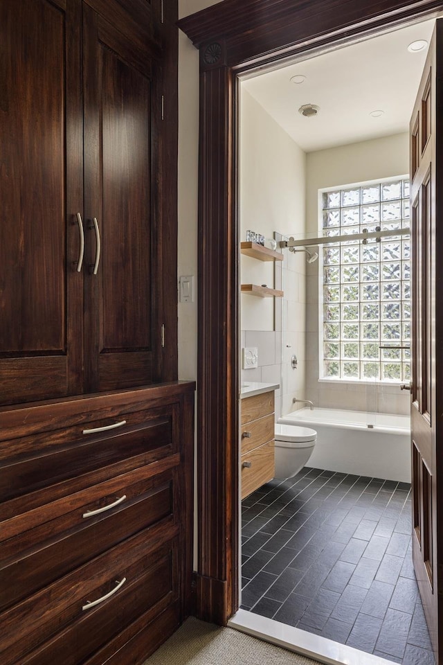 208 Garfield Place, New York City, NY 11215 - bathroom featuring vanity and tile patterned flooring