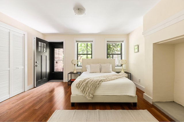 208 Garfield Place, New York City, NY 11215 - bedroom with wood finished floors and baseboards