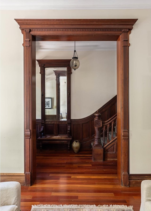 208 Garfield Place, New York City, NY 11215 - corridor with wood finished floors