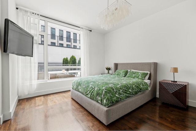 214 N 11th St Unit 1X, New York City, NY 11211 - bedroom featuring wood finished floors and baseboards
