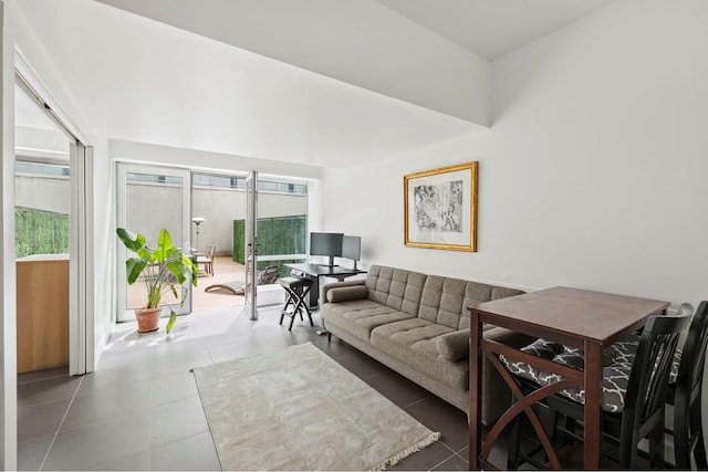214 N 11th St Unit 1X, New York City, NY 11211 - living area with tile patterned flooring