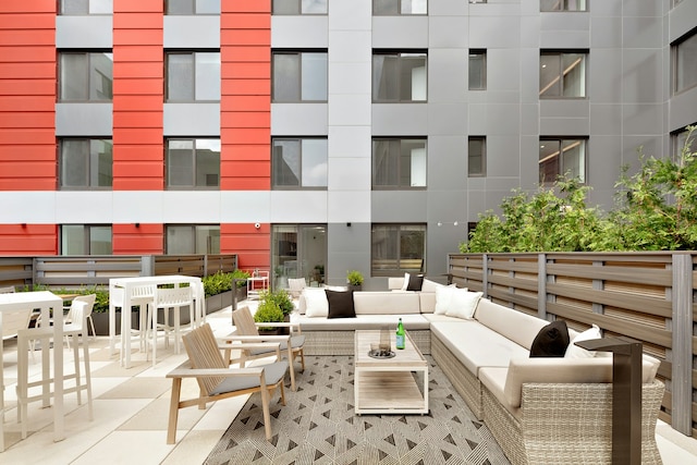 2351 Adam C Powell Blvd Unit Ph16, New York City, NY 10030 - view of patio / terrace featuring outdoor lounge area
