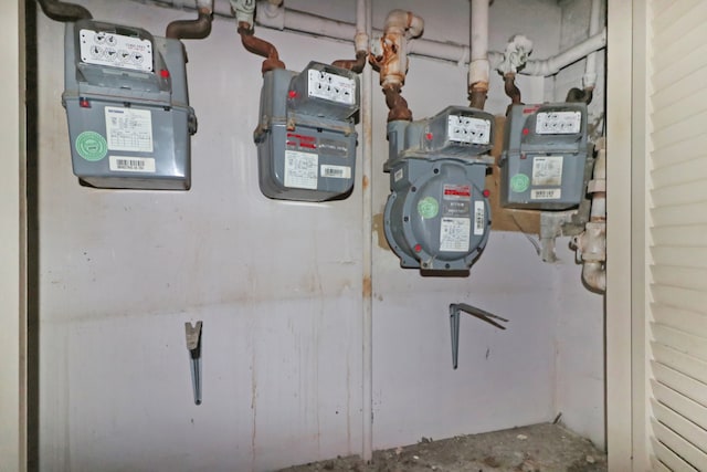 1548 W 8th St, New York City, NY 11204 - utility room with gas meter