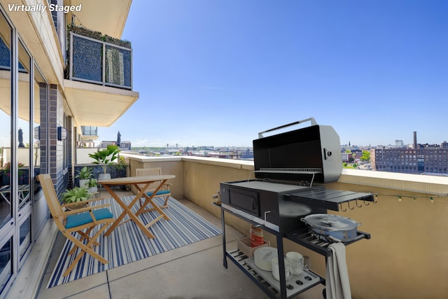 549 Borden Ave Unit 9K, New York City, NY 11101 - balcony featuring a view of city