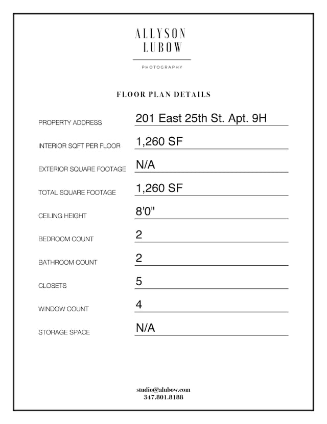 201 E 25th St Unit 9H, New York City, NY 10010 - view of miscellaneous document