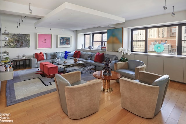 510 E 86th St Unit 17C, New York City, NY 10028 - living area featuring light wood-type flooring
