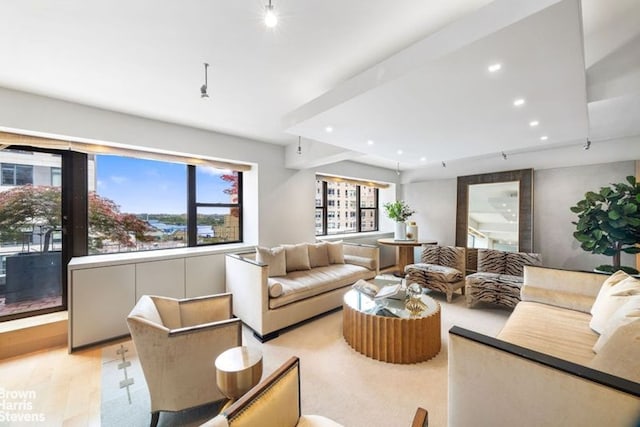 510 E 86th St Unit 17C, New York City, NY 10028 - living room with recessed lighting