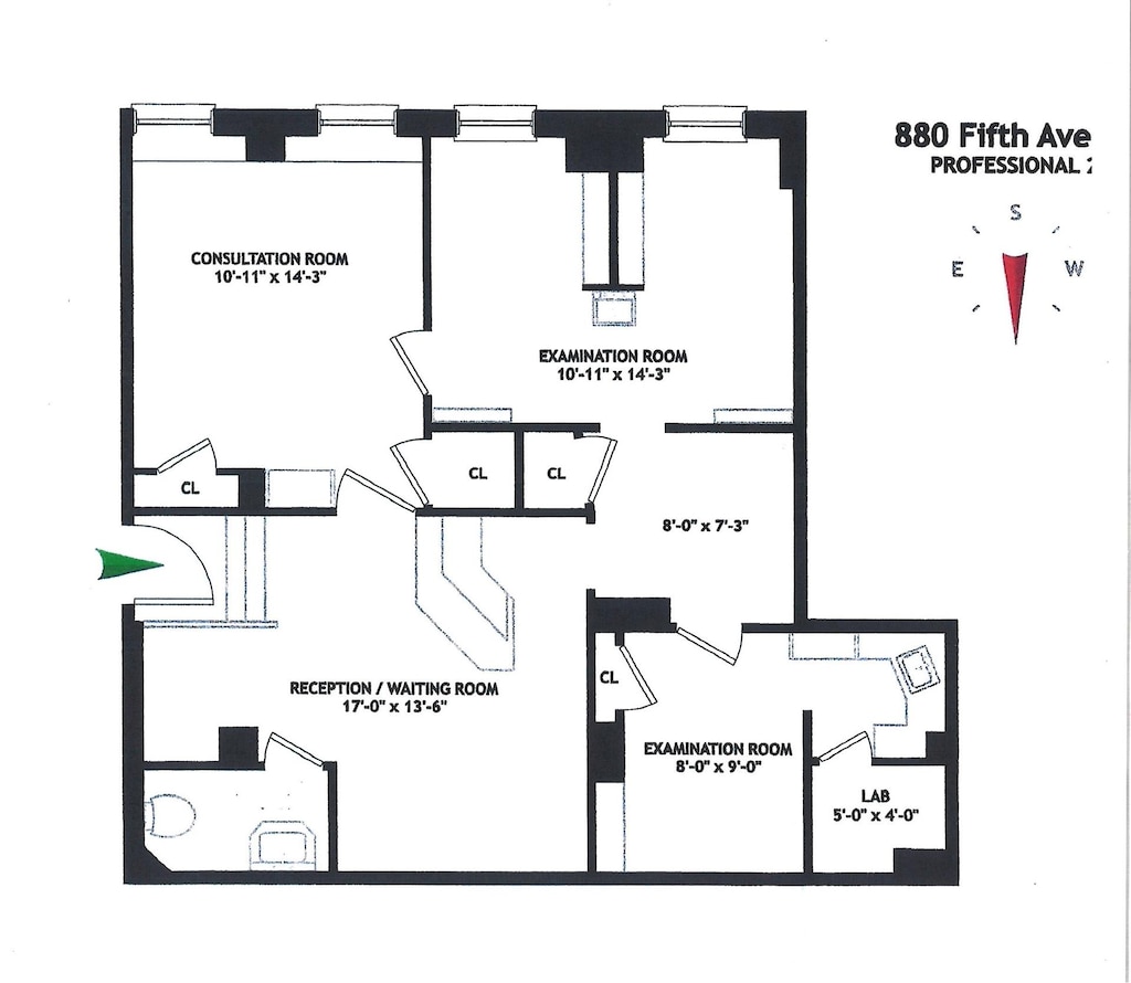 880 5th Ave Unit 1J, New York City, NY 10021 - home floor plan