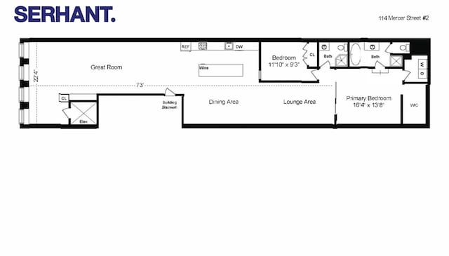 114 Mercer St Unit Unit2, New York City, NY 10012 - view of home floor plan