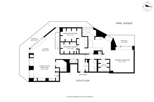 799 Park Ave Unit 19/20B, New York City, NY 10021 - floor plan / room layout