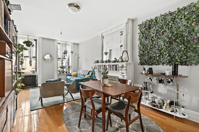 24 W 126th St, New York City, NY 10027 - dining area featuring light wood-type flooring