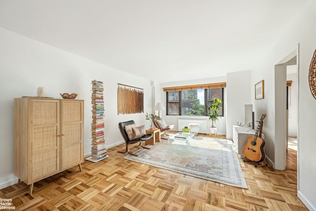 201 E 77th St Unit 7A, New York City, NY 10075 - living area with baseboards