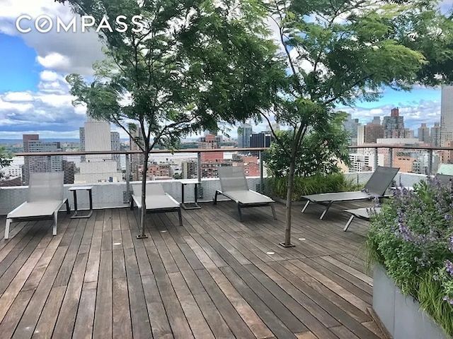 301 W 53rd St Unit 3I, New York City, NY 10019 - deck featuring a view of city