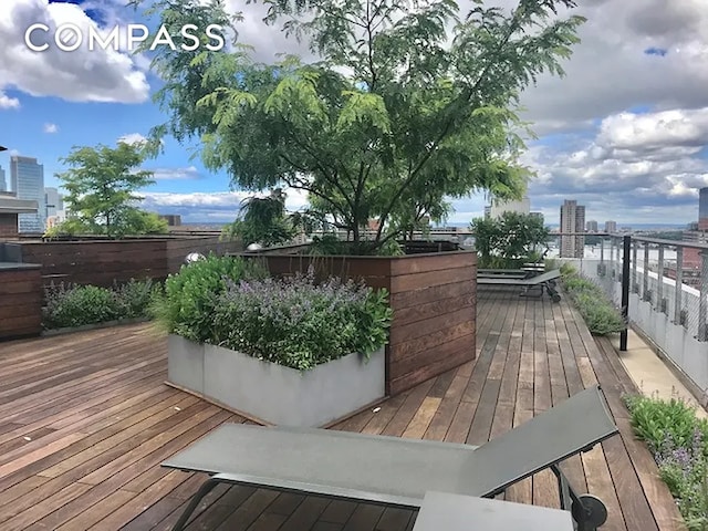 301 W 53rd St Unit 3I, New York City, NY 10019 - deck featuring a city view