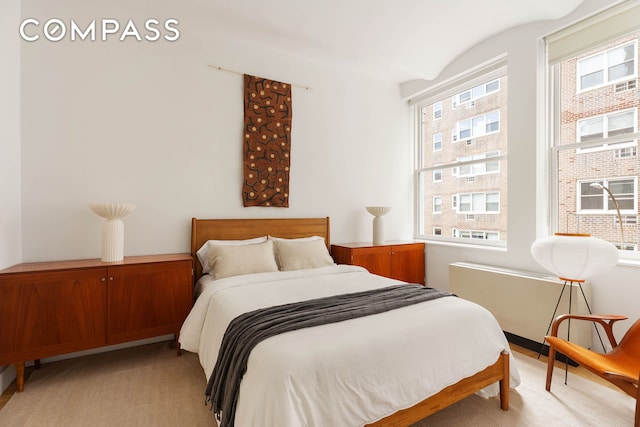 9 Barrow St Unit 3C, New York City, NY 10014 - bedroom with radiator heating unit and light carpet
