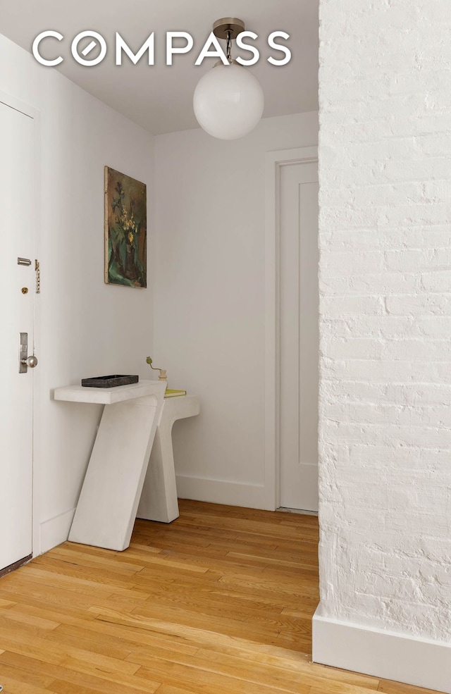 9 Barrow St Unit 3C, New York City, NY 10014 - unfurnished office featuring light wood-type flooring and baseboards