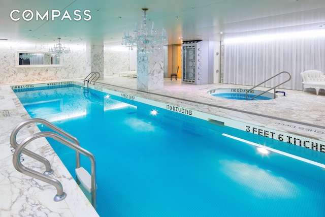 15 Broad St Unit 2414, New York City, NY 10005 - view of indoor community pool