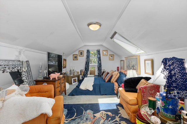 37 Centre St, New York City, NY 10464 - carpeted bedroom with lofted ceiling