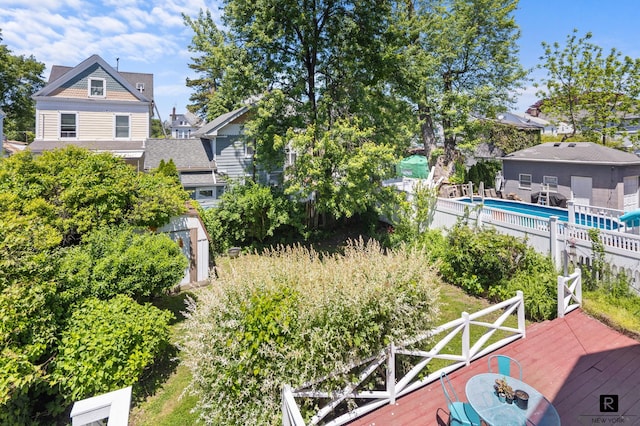 37 Centre St, New York City, NY 10464 - view of yard featuring a wooden deck