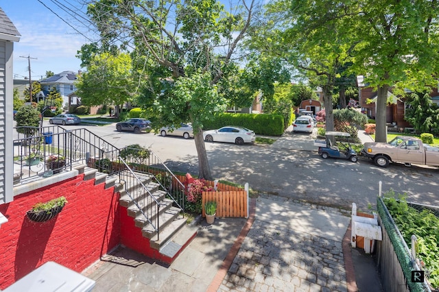 37 Centre St, New York City, NY 10464 - view of patio featuring stairs