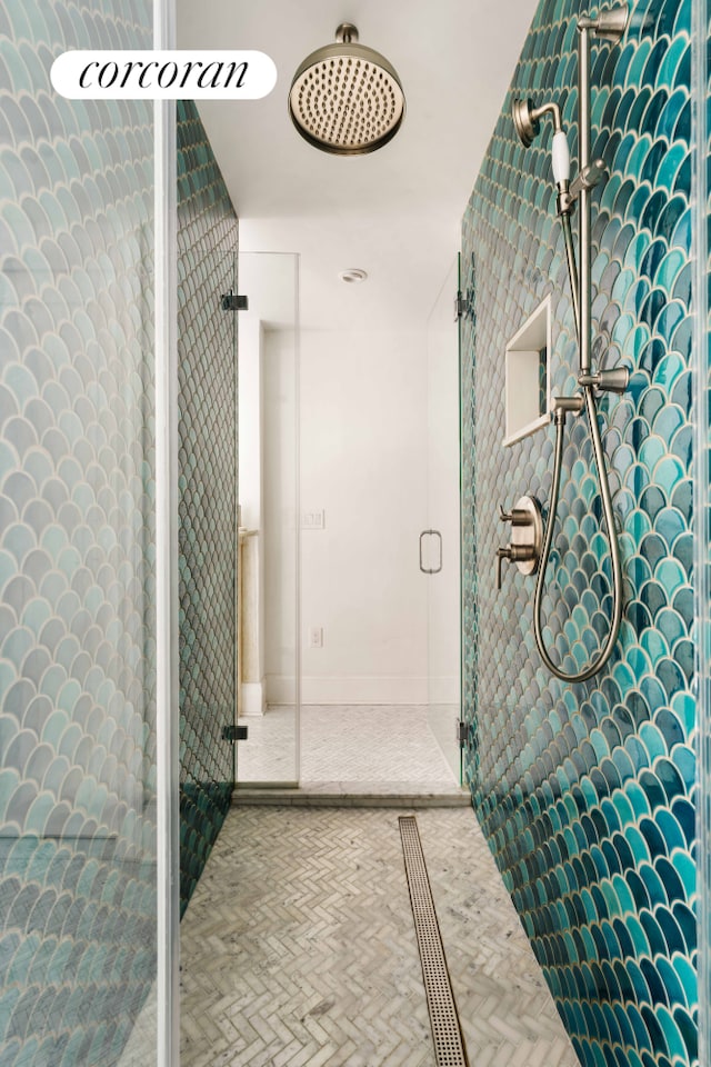 181 Waverly Ave, New York City, NY 11205 - full bathroom featuring a stall shower