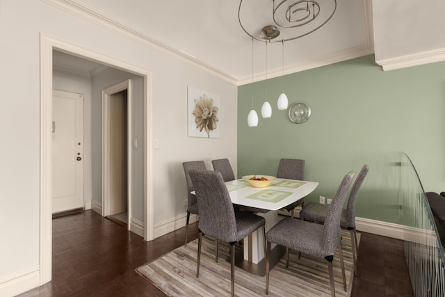 10 W 66th St Unit 30G, New York City, NY 10023 - dining room with crown molding and wood finished floors