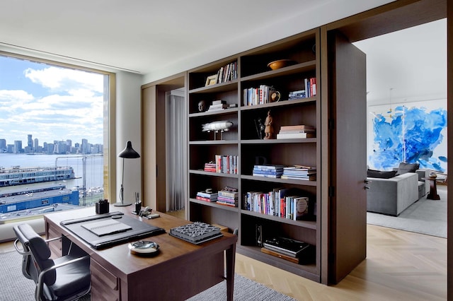 551 W 21st St Unit 16-B, New York City, NY 10011 - office featuring a view of skyline