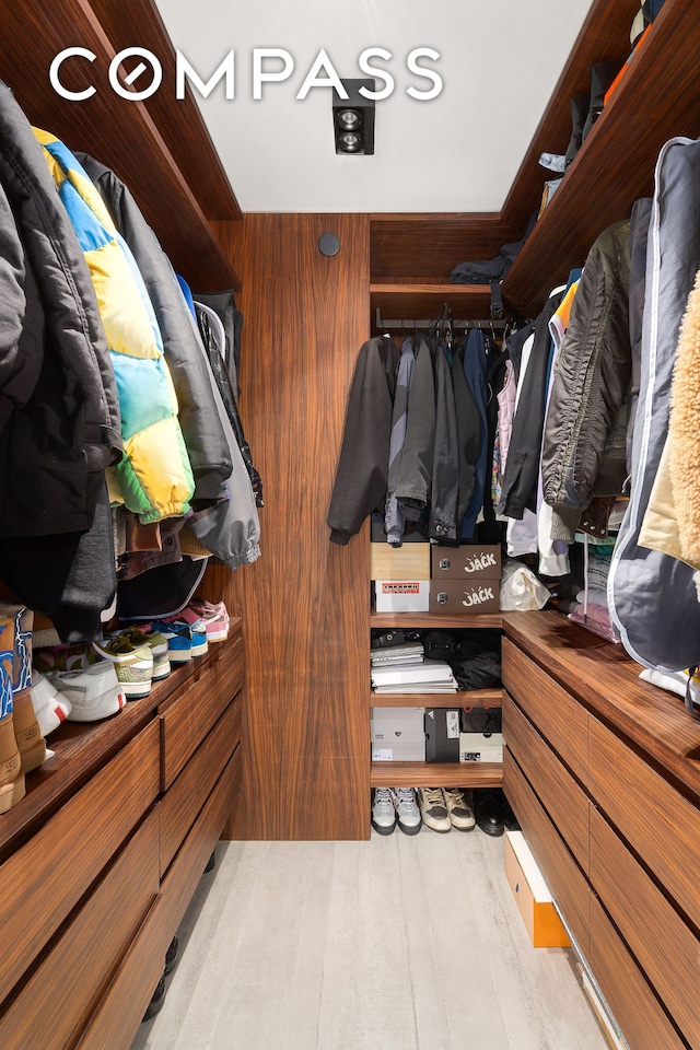 619 E 6th St Unit 4, New York City, NY 10009 - spacious closet featuring light wood-style floors