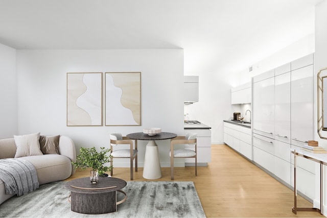 241 5th Ave Unit 5C, New York City, NY 10016 - living area featuring light wood-style flooring