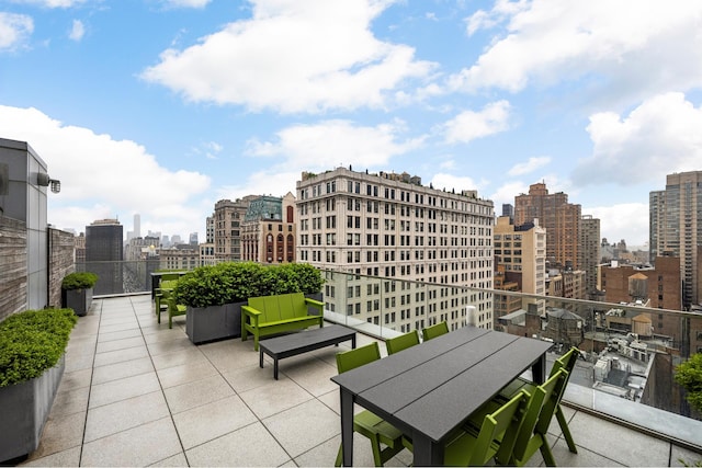 241 5th Ave Unit 5C, New York City, NY 10016 - view of patio featuring a skyline view