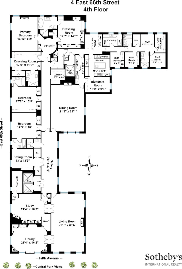 4 E 66th St Unit 4, New York City, NY 10065 - property floor plan