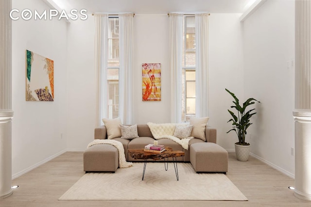 63 Greene St Unit 2D, New York City, NY 10012 - living area with light wood-style floors and baseboards