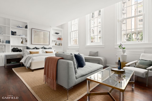 2 E 80th St Unit 7, New York City, NY 10075 - bedroom featuring dark wood-type flooring and baseboards