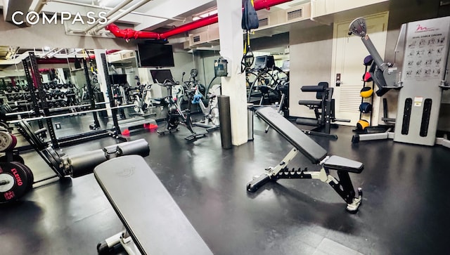 37 Warren St Unit 3C, New York City, NY 10007 - view of workout area