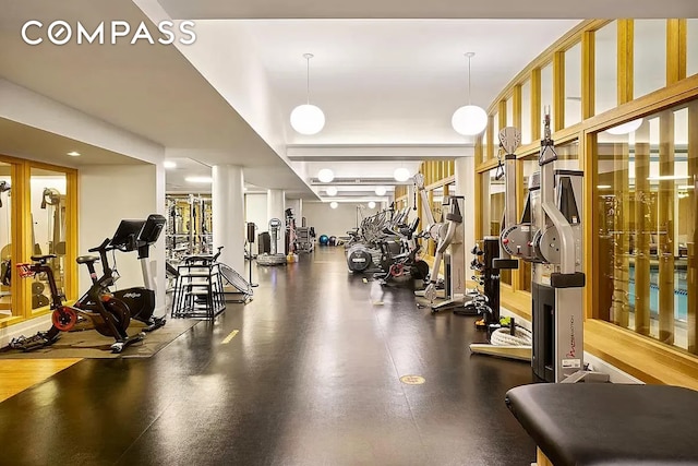150 Charles St Unit 4An, New York City, NY 10014 - view of workout area