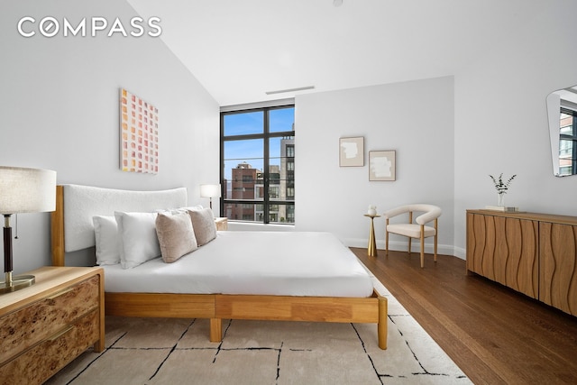 150 Charles St Unit 4An, New York City, NY 10014 - bedroom featuring wood finished floors