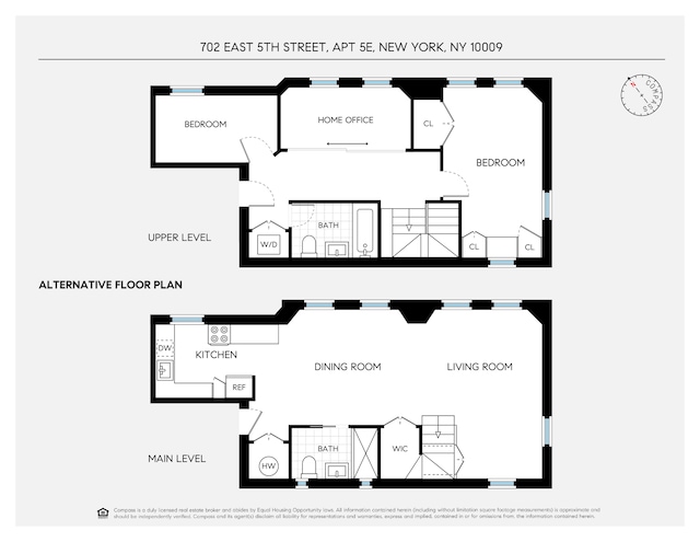 702 E 5th St Unit 5E, New York City, NY 10009 - floor plan / room layout
