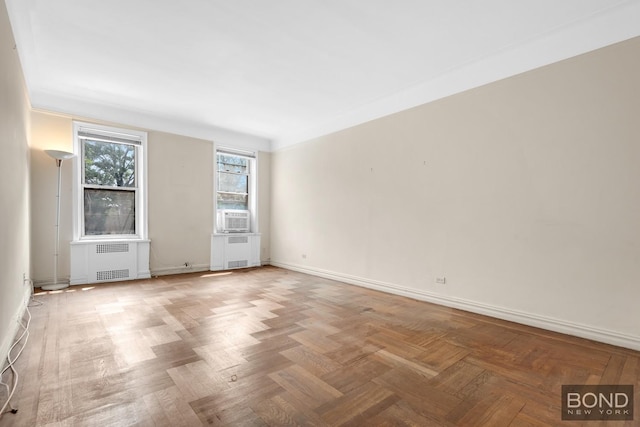 3321 Bruckner Blvd Unit 2D, New York City, NY 10461 - unfurnished room with radiator and baseboards
