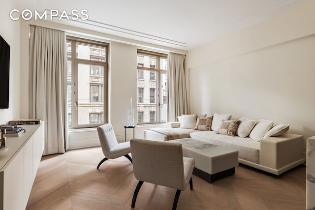 40 Bleecker St Unit 3E, New York City, NY 10012 - living room featuring plenty of natural light