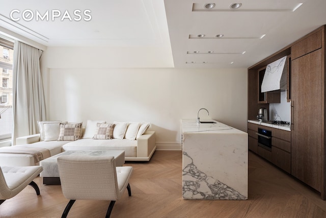 40 Bleecker St Unit 3E, New York City, NY 10012 - living area with baseboards