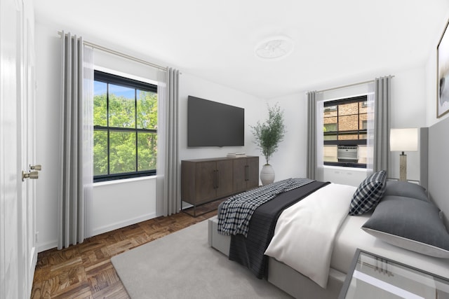 365 Clinton Ave Unit 6F, New York City, NY 11238 - bedroom featuring baseboards
