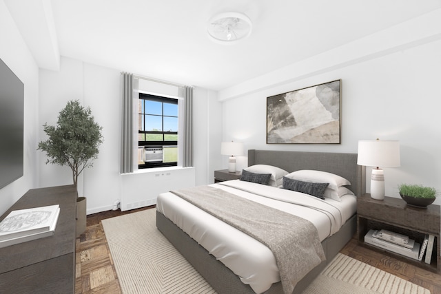 365 Clinton Ave Unit 6F, New York City, NY 11238 - bedroom with cooling unit
