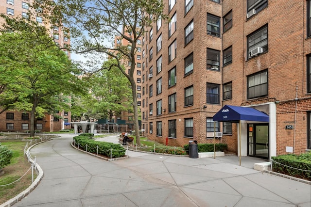 365 Clinton Ave Unit 6F, New York City, NY 11238 - view of building exterior featuring cooling unit