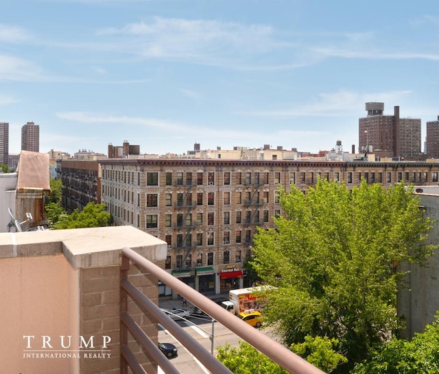 303 W 146th St Unit 7-R, New York City, NY 10039 - balcony with a view of city
