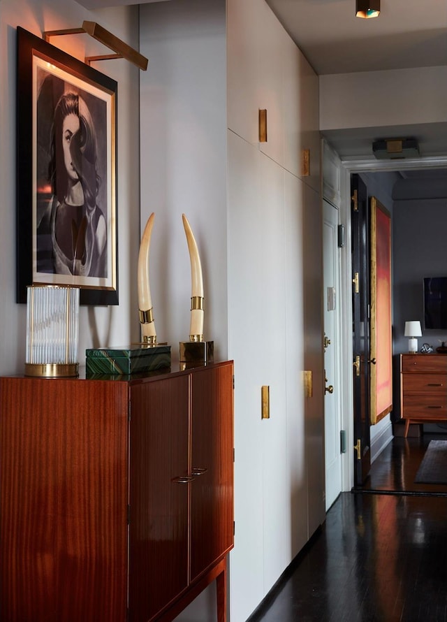 105 E 15th St Unit 106, New York City, NY 10003 - hallway with wood finished floors